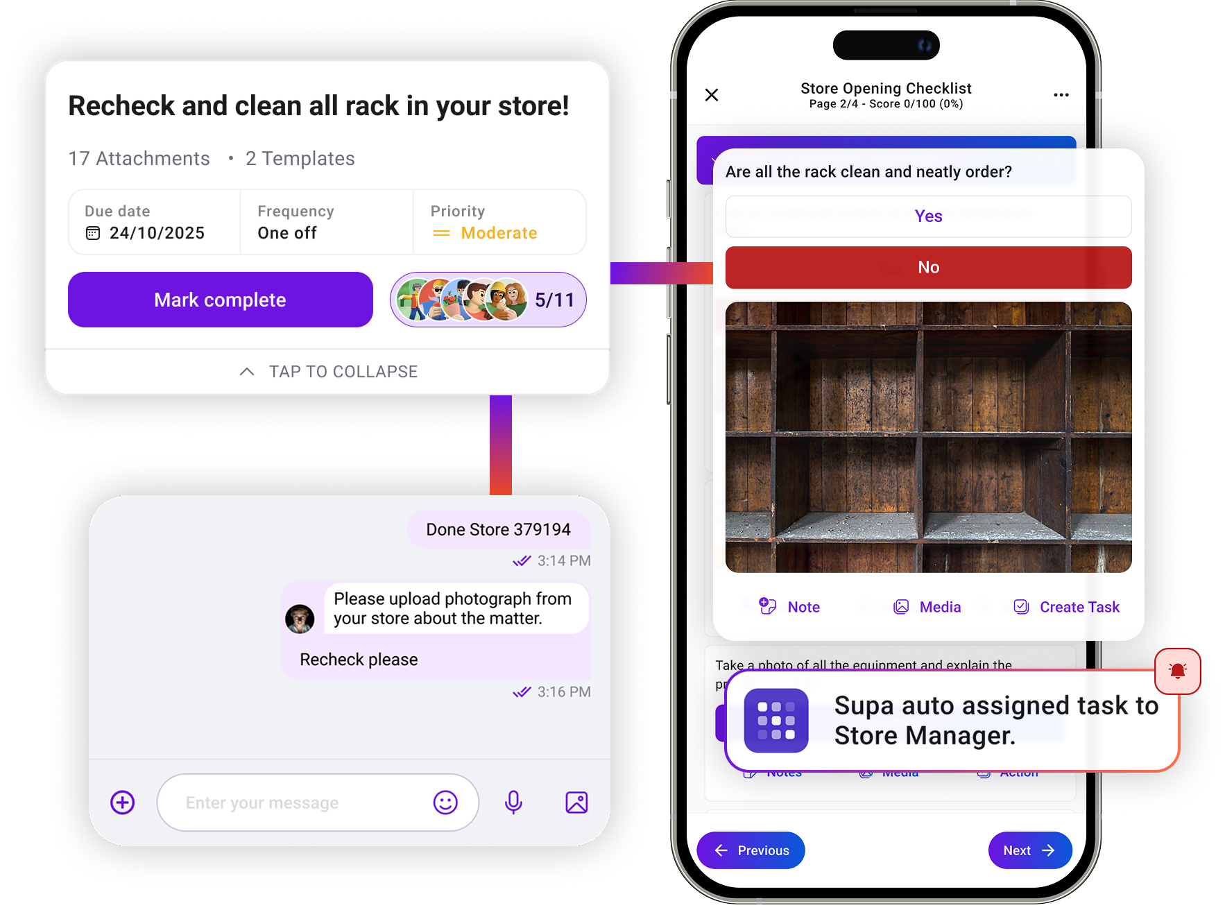 Automated Tasking Mockup